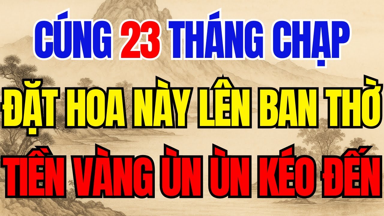 Cúng Ông Công Ông Táo Đặt 5 Loại Hoa Tốt Lành Này Trên Bàn Thờ Tiền Vàng Kéo Về ÙN ÙN Ngay Lập Tức!