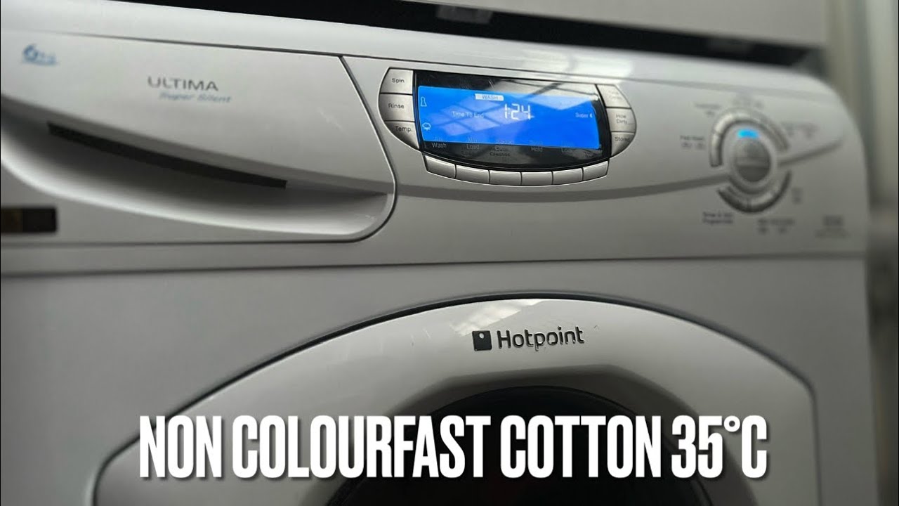 Hotpoint Ultima WF860 - Non-Colourfast Cotton 35°C
