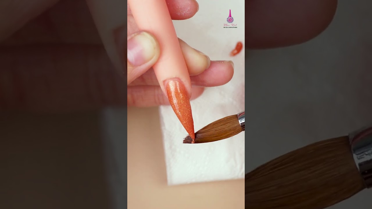 Hướng dẫn đắp bột tr&ecirc;n ng&oacute;n tay silicon | Nga mona nail