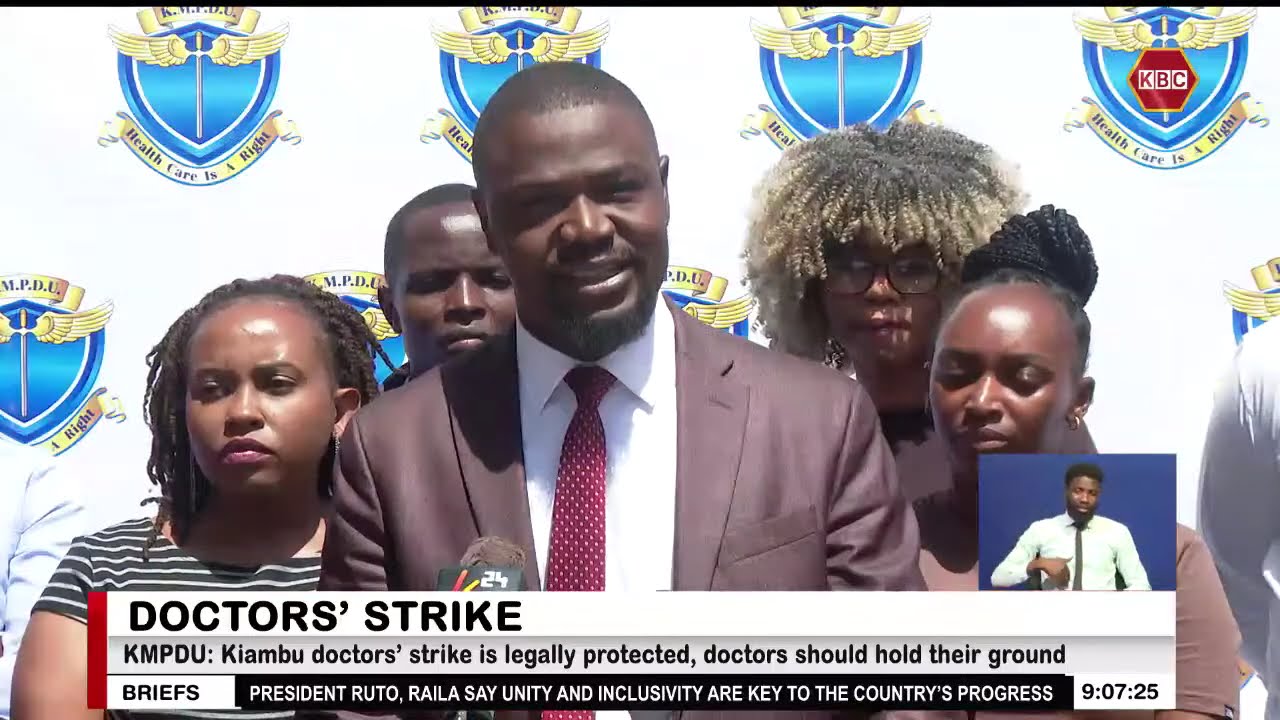 KMPDU threatens to escalate ongoing Kiambu doctors&rsquo; strike to nationwide