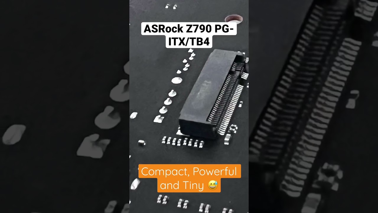 Don&rsquo;t be fooled by its size! #asrock #z790 #itx #tb4 #motherboard #intel #funkykit