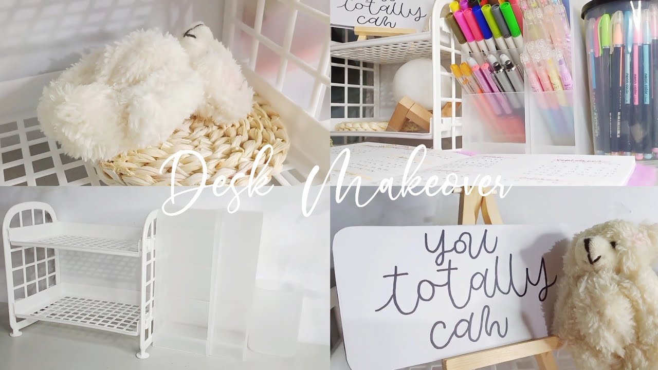 Desk Makeover (Shopee Haul + Stationery organization)
