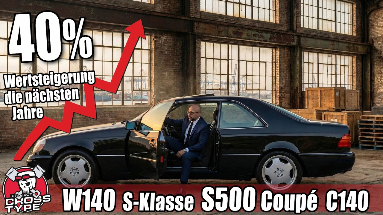 Wertsteigerung 40% die n&auml;chsten Jahre bringt sicher der Mercedes C140 Coupe S500 oder 600SEC CL600