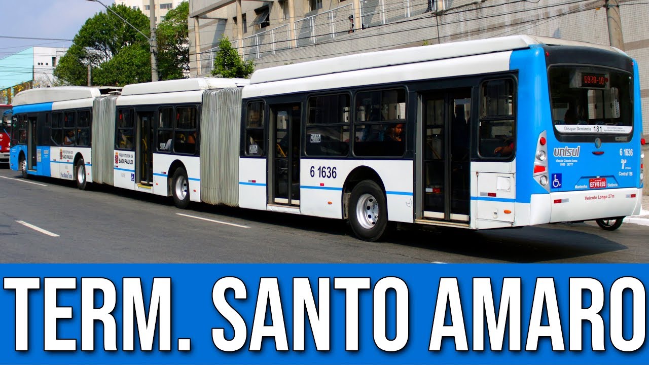 Terminais de Ônibus #26 - Santo Amaro - 4K 60 FPS
