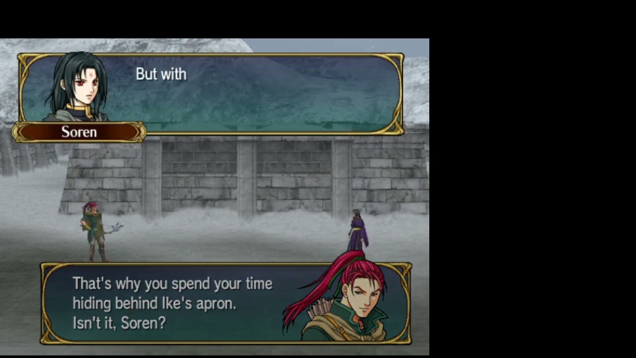 Shinon vs Soren Fire Emblem Path of Radiance
