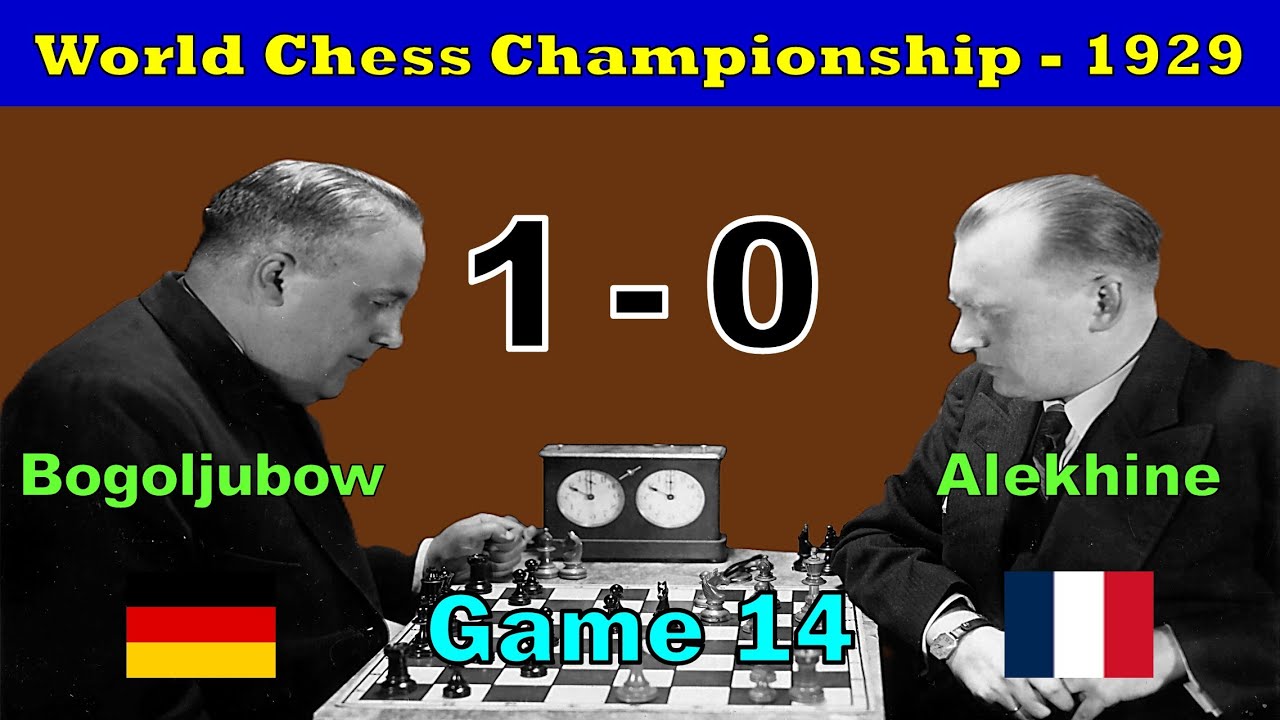 Bogoljubow vs Alekhine / Game 14 / World Championship -1929