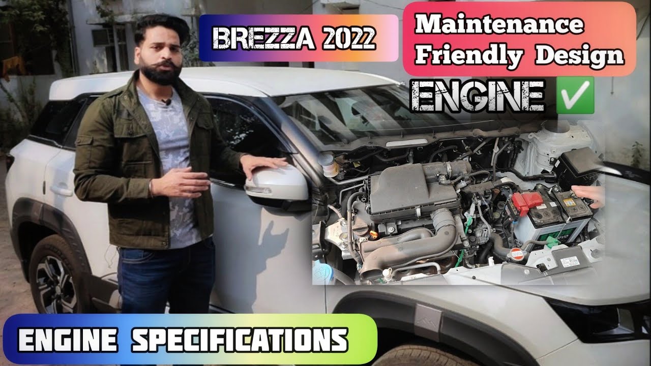 Brezza 2022 Engine Specifications ✅|  👍| Maintenance Friendly Design Engine | Four Cylinder Engine