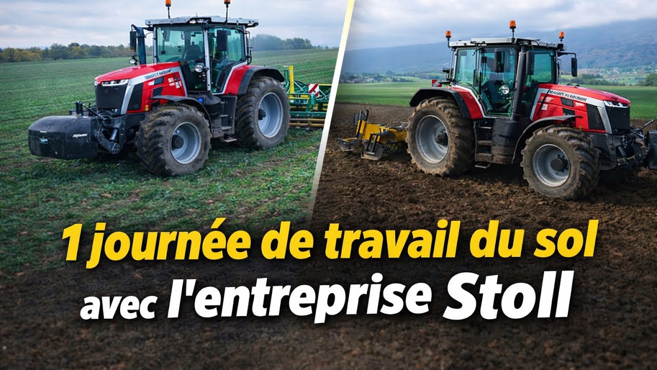😱 UN 8S EN ACTION DANS LE TRAVAIL DU SOL APRÈS CAROTTE 🥕 | avec l entreprise Stoll | 