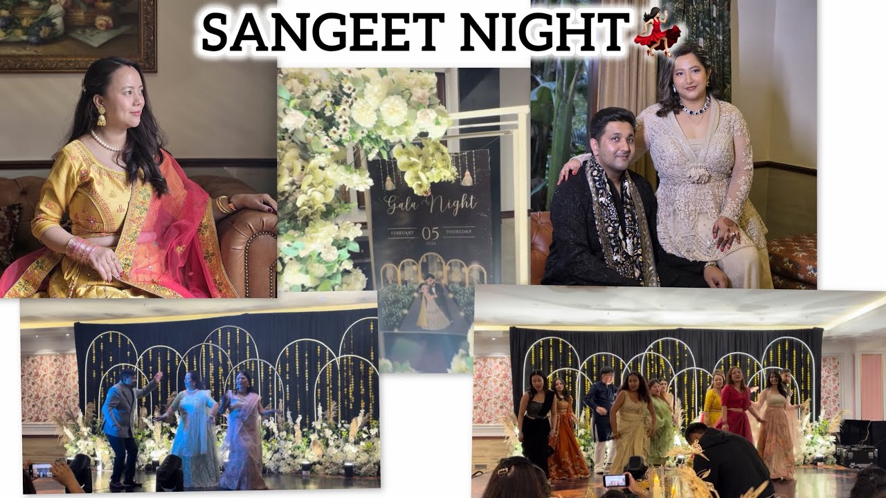 ✨Glam Sangeet Night ✨ Bridesmaids Dance & Wedding Vibes | 