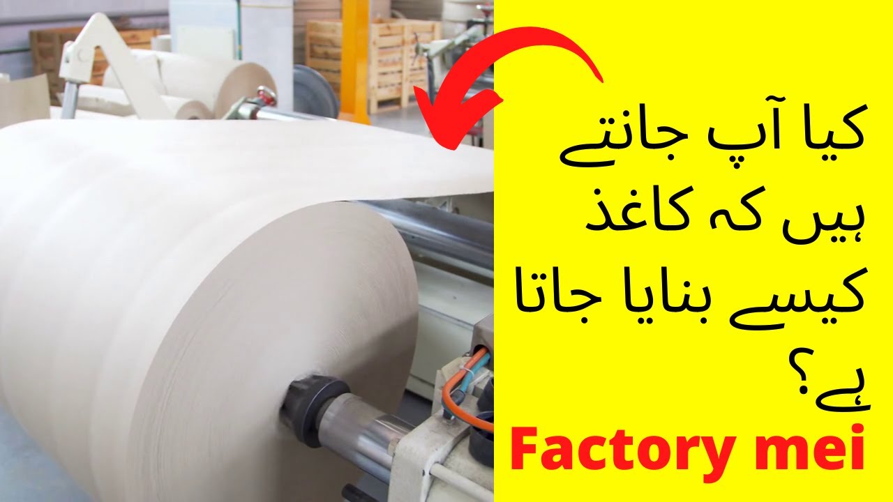Paper Making process in Urdu/Hindi 2021| Manufacturing Method