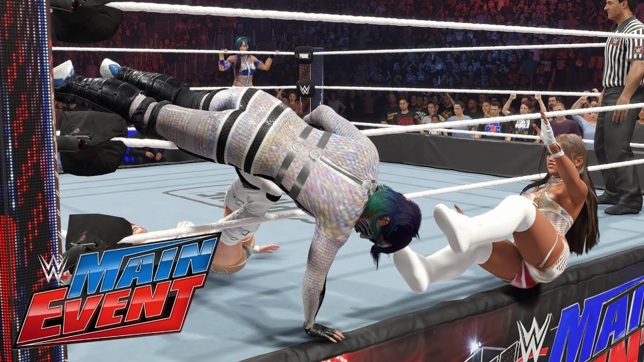 WWE2K25 MAIN EVENT - BAD B4TCHES VS KABUKI WARRIORS + DEVIL’S FAVORITE DAUGHTERS ATTACK POST MATCH