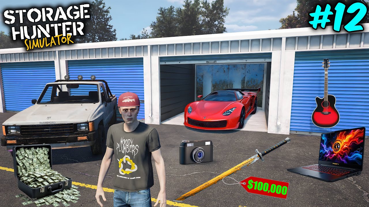 I FOUND THE TREASURE IN STORAGE HUNTER SIMULATOR - TECHNO GAMERZ STORAGE WARS #12