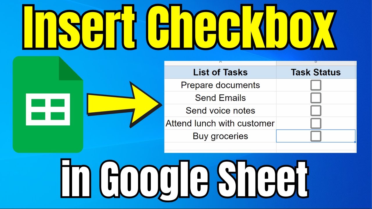 How To Insert Checkbox in Google Sheet || Add Tick Box in Google Sheet || EMK Tech Zone