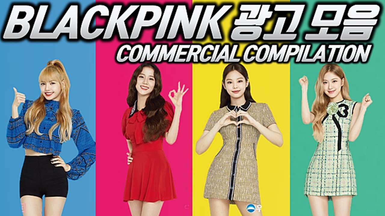 BLACKPINK CF COMMERCIAL COMPILATION (BLACKPINK ADVERTISEMENT,JENNIE,LISA,ROSE,JISOO)
