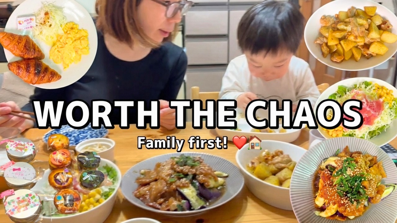 4People in a Small Japanese Apartment:Baby's First Roll, TinyKitchen Cooking & WhyDad QuitDrinking🇯🇵