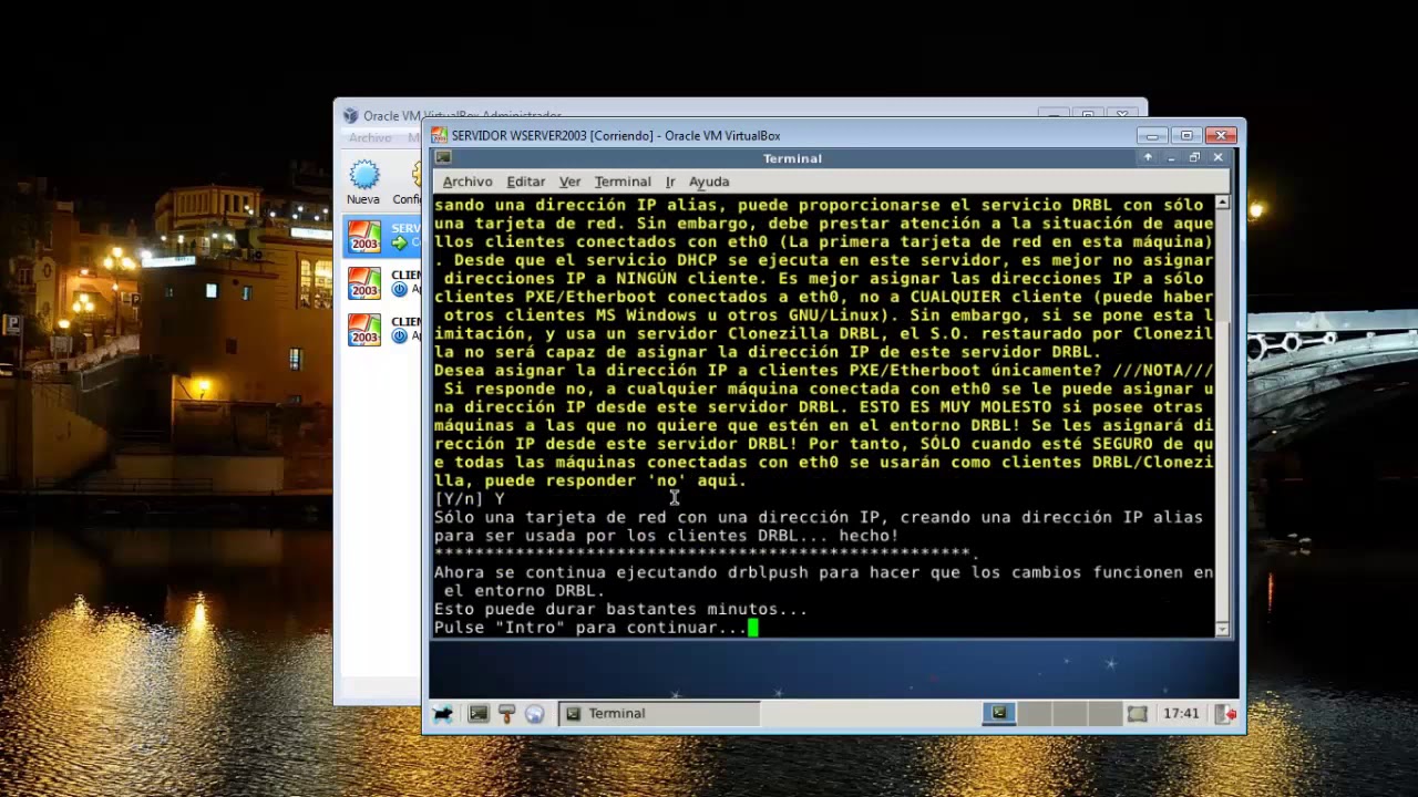 CLONACION MULTICASTING CON DRBL