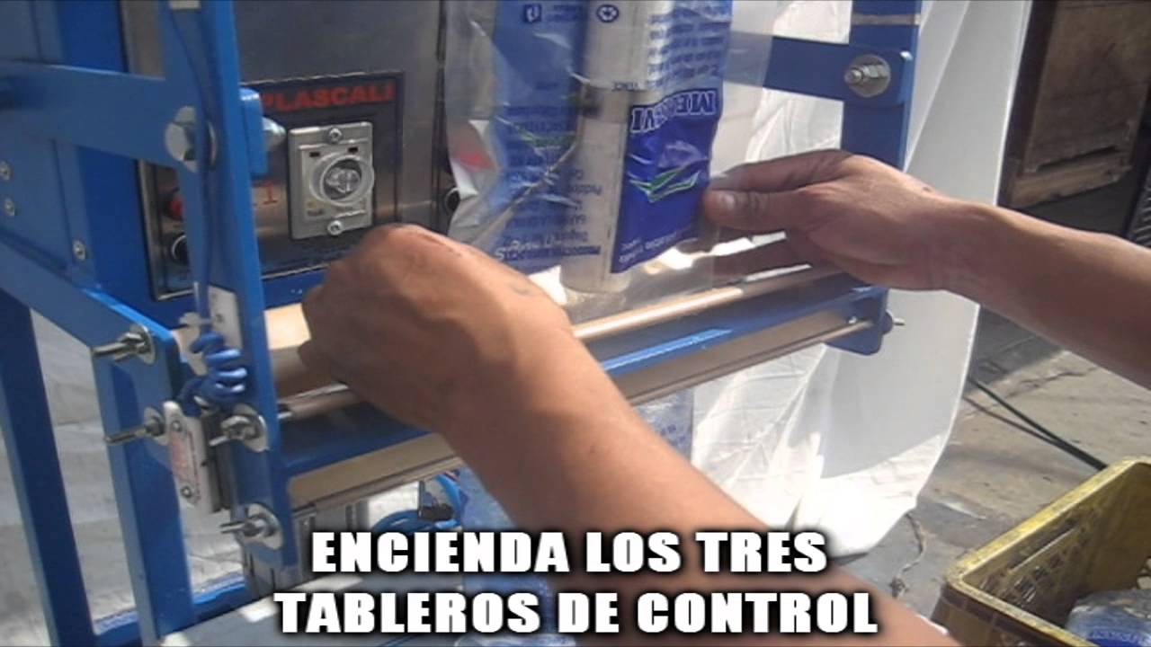 MAQUINA SELLADORA NEUMATICA PARA BOLSAS DE AGUA