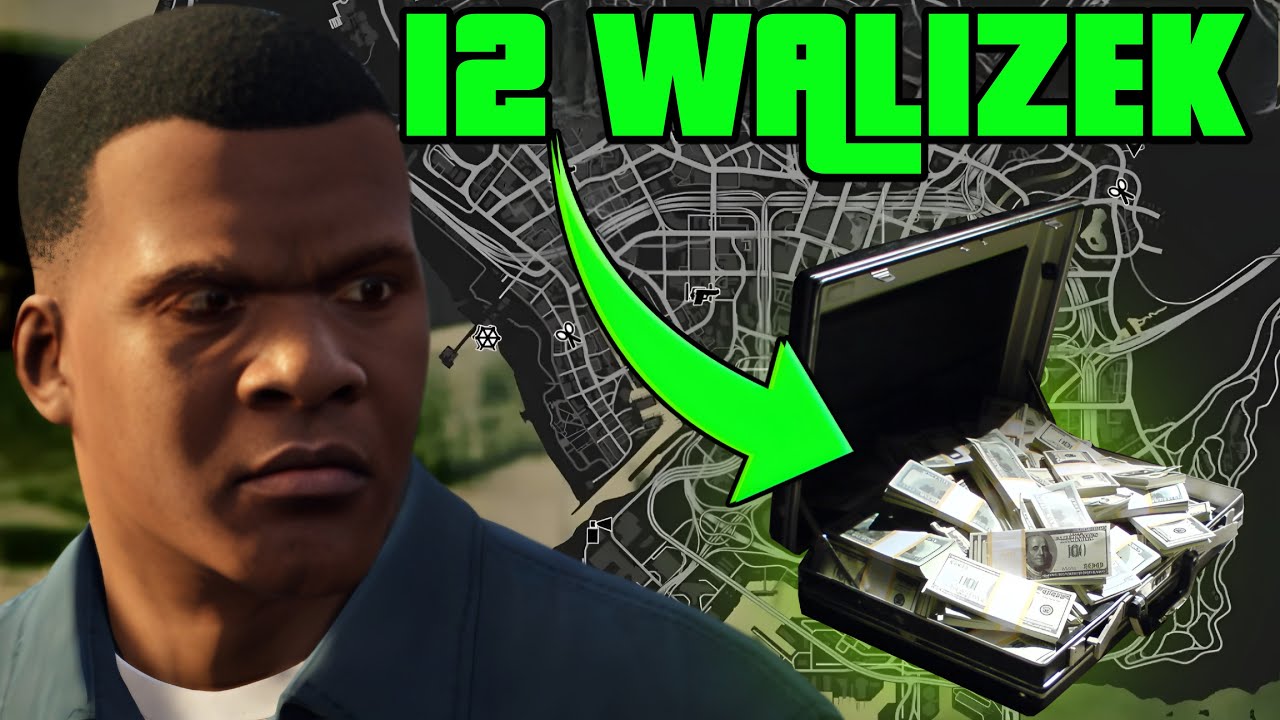 WSZYSTKIE WALIZKI Z PIENIĘDZMI W GTA 5 – LOKALIZACJE