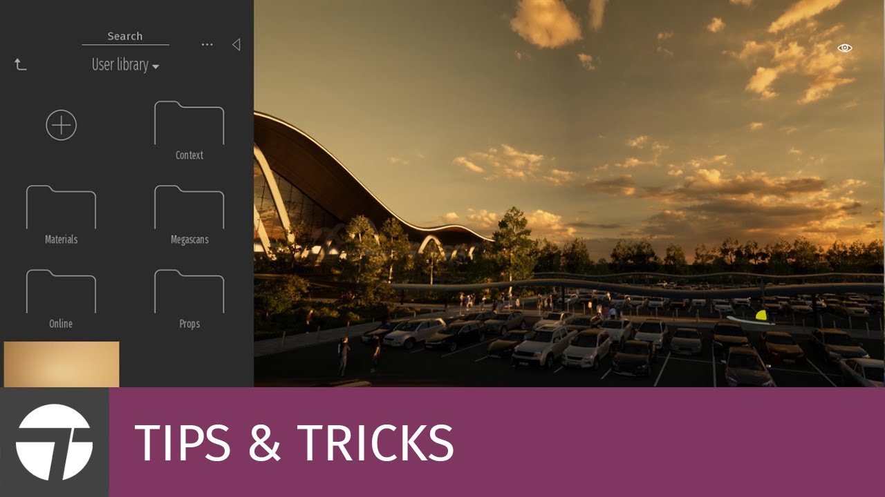 Save an imported object into the User Library | Tips & Tricks | Twinmotion