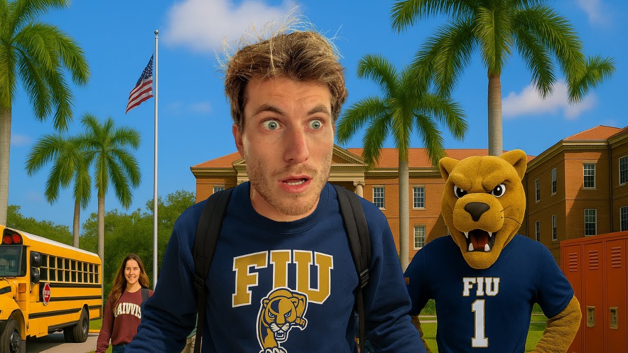 WTF ?! L'Université de RÊVE en Floride 🇺🇸🤩 ( Visite du campus avec un étudiant Français)