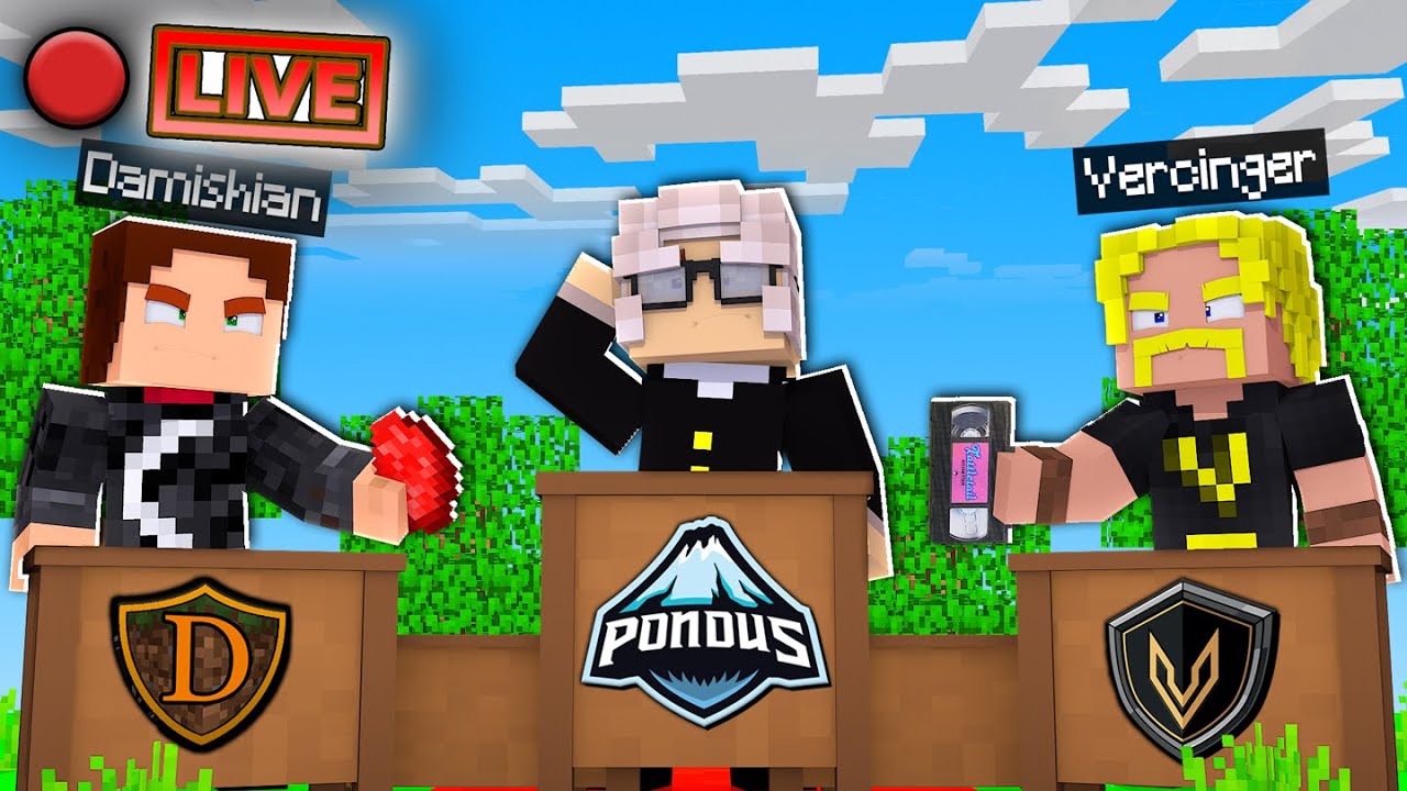 🔴 Pondus SMP: RETSSAGEN - VERCINGER vs. DAMISHIAN :: Dansk Minecraft🔴 *AFSLUTTET*