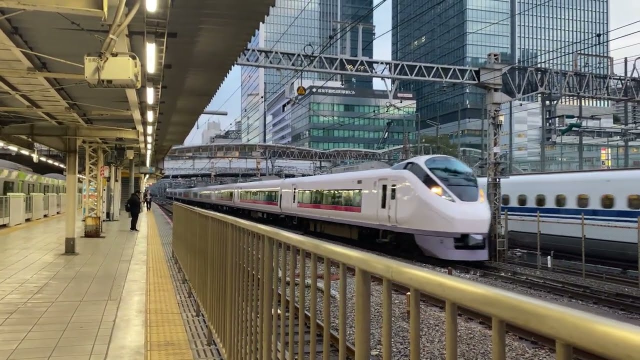 【田町駅】E657系K11編成特急ときわ72号品川行き&E531系0番台K451編成+K520編成普通土浦行き通過