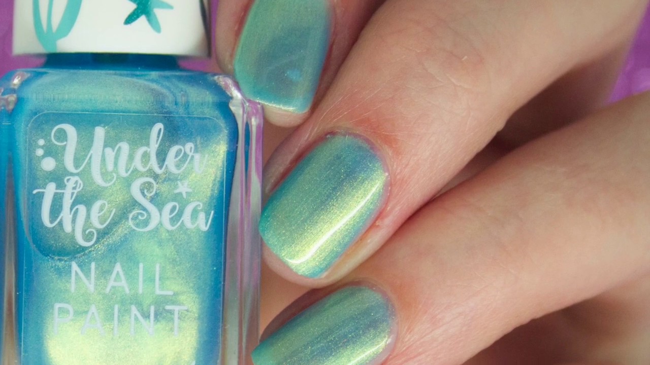 Barry M Under The Sea collection Live Swatch & Review