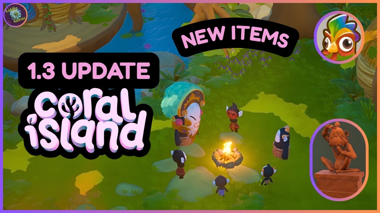НОВЫЕ предметы, животные и МНОГОЕ ДРУГОЕ в обновлении 1.3 для Coral Island