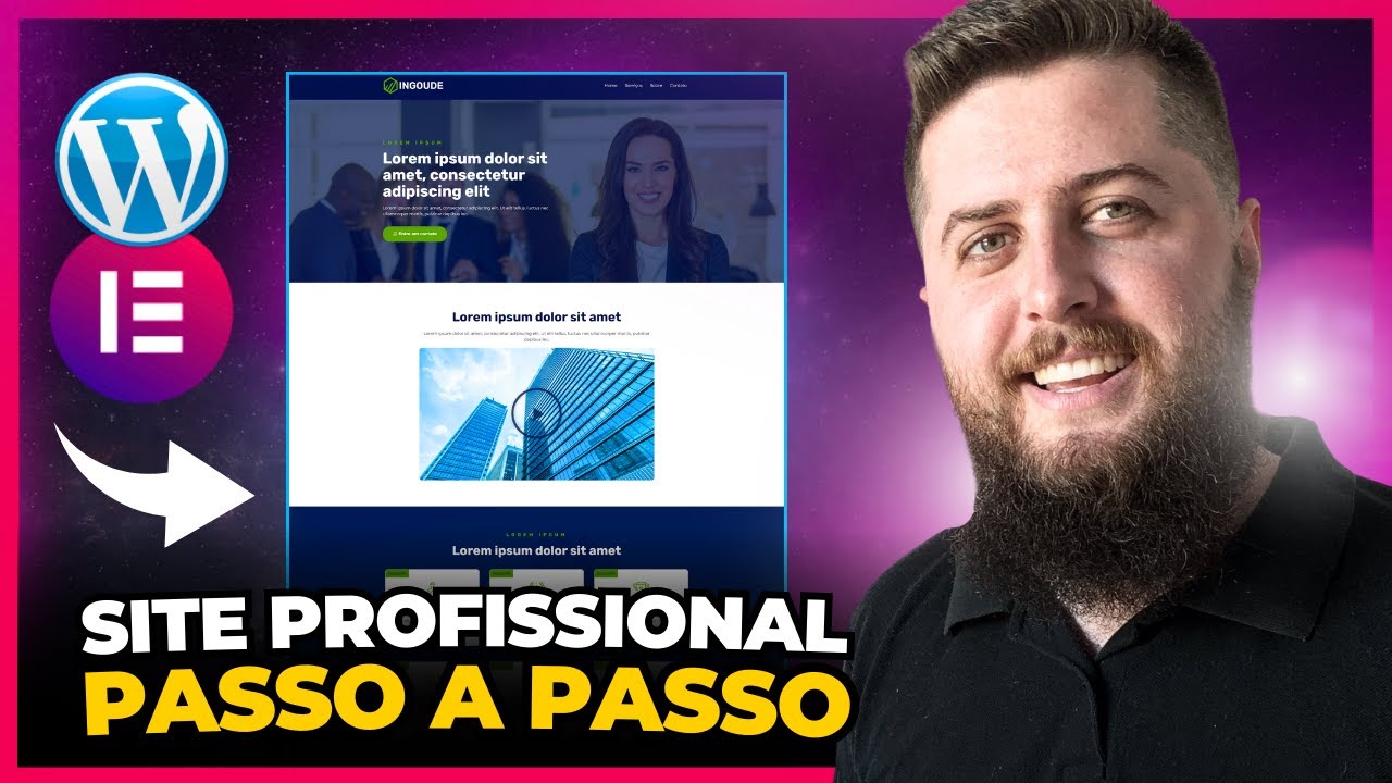Como Fazer um SITE PROFISSIONAL em 2026 com WordPress + Elementor Grátis
