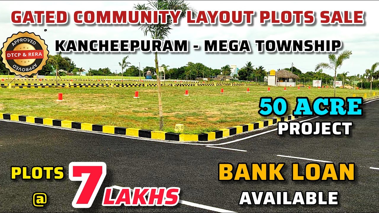 Low budget plots for sale in kanchipuram just  7 lakhs onwards | kanchipuram low budget land