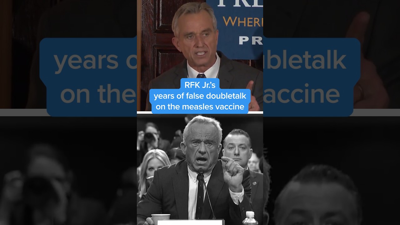 RFK Jr.&rsquo;s years of false double-talk on the measles vaccine