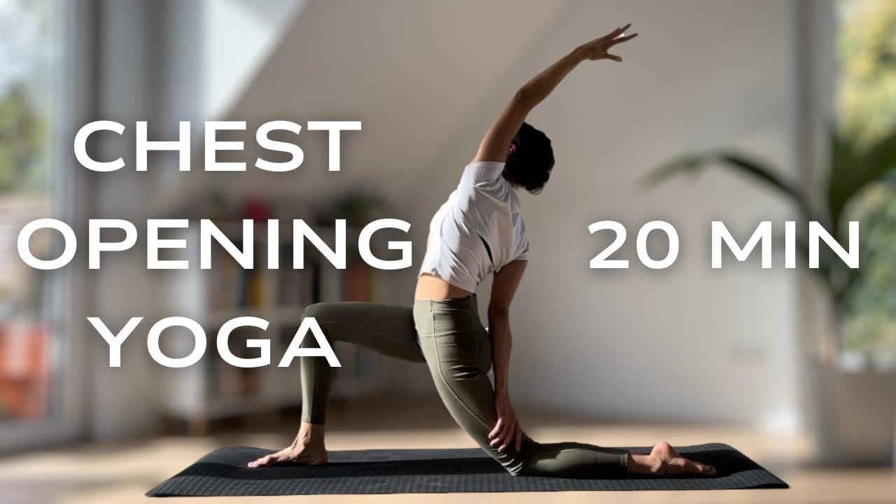 20 Min Chest Opening Yoga Flow | Full Body | Dynamic | Heart Chakra 