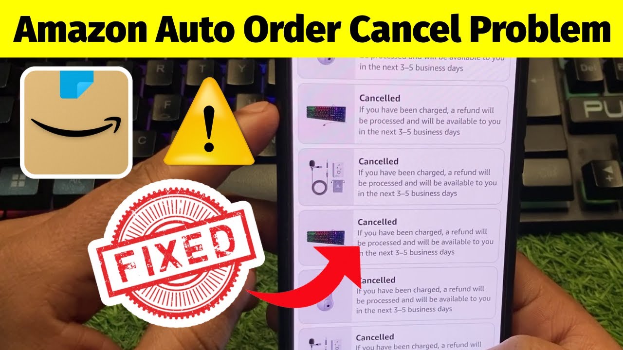 Amazon auto order cancel problem 100% fixed | amazon apne ap order cancel kar rha hai kese fix kare