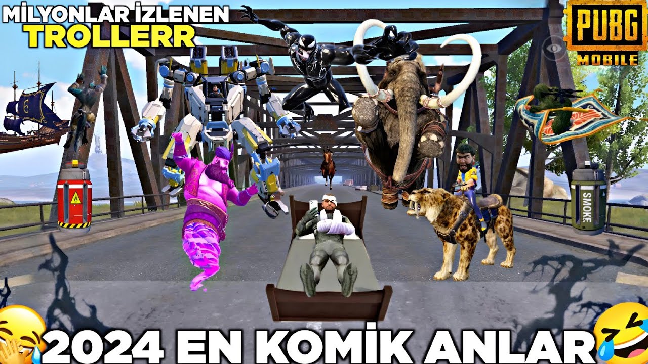 2024'ÜN EN SEVİLEN TROLLERİ 😱 (%2024 GÜLMEKTEN YARILICAKSIN ) 😂 PUBG MOBİLE KOMİK MONTAJ