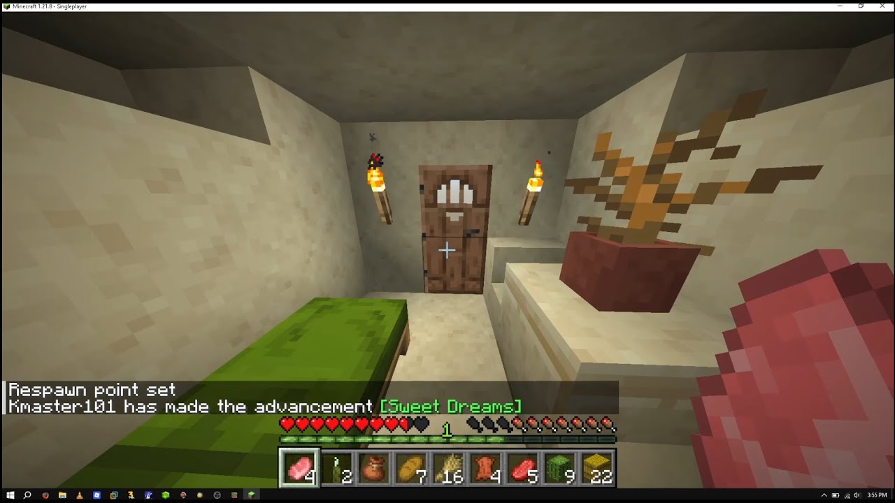 Minecraft Java 100 day survival! Day 1 and half of day 2!  (Getting Materials)
