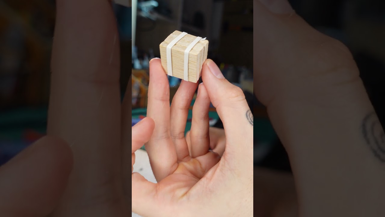 📦 How to make Easy WOOD CRATES for D&D and wargaming