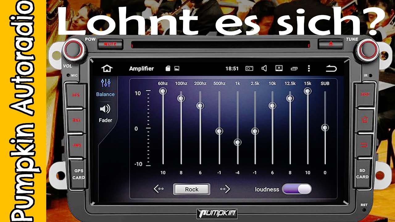 Pumpkin Android Auto Radio Unboxing, Einbau und Test TechBoss Deutsch 2020