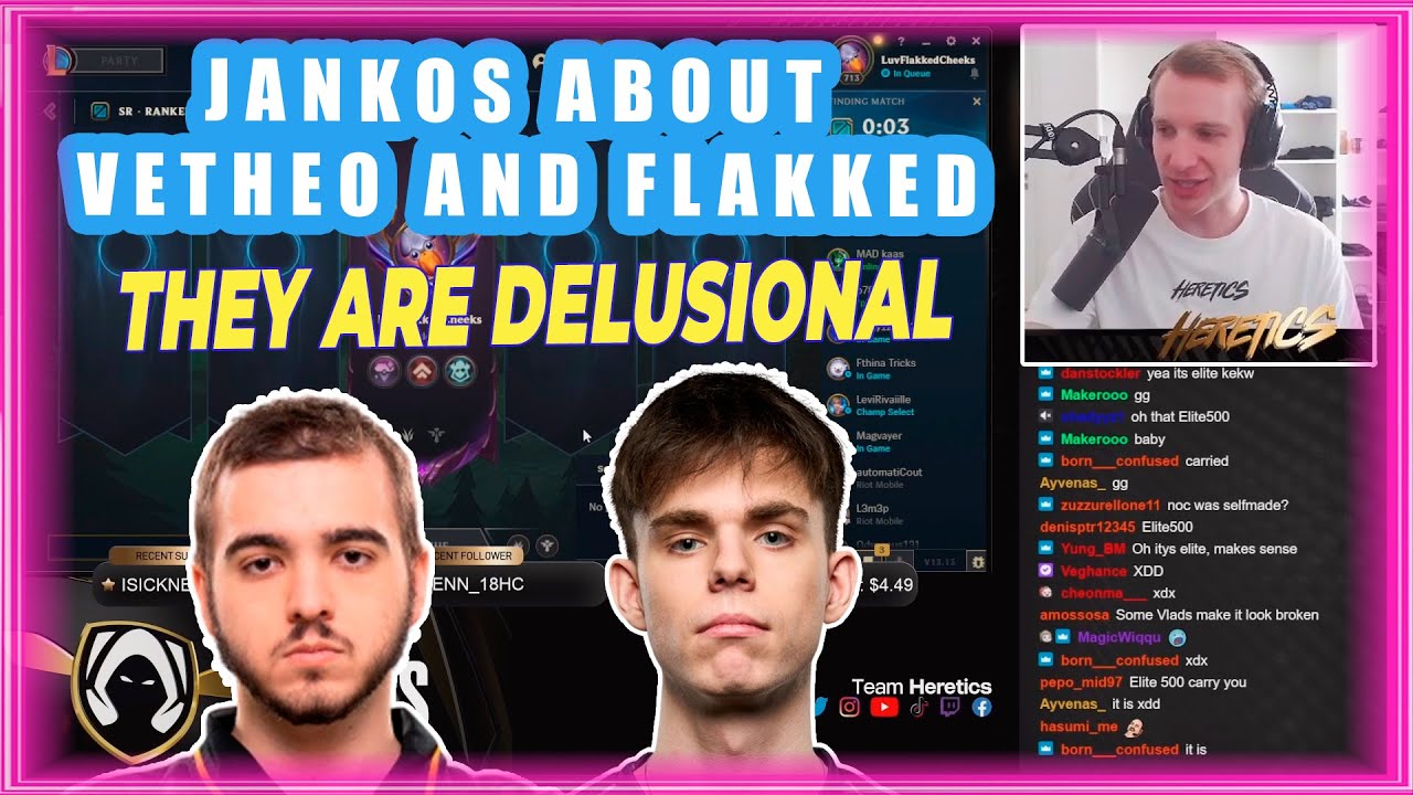 Jankos About Vetheo and Flakked - They Are DELUSIONAL 🤫