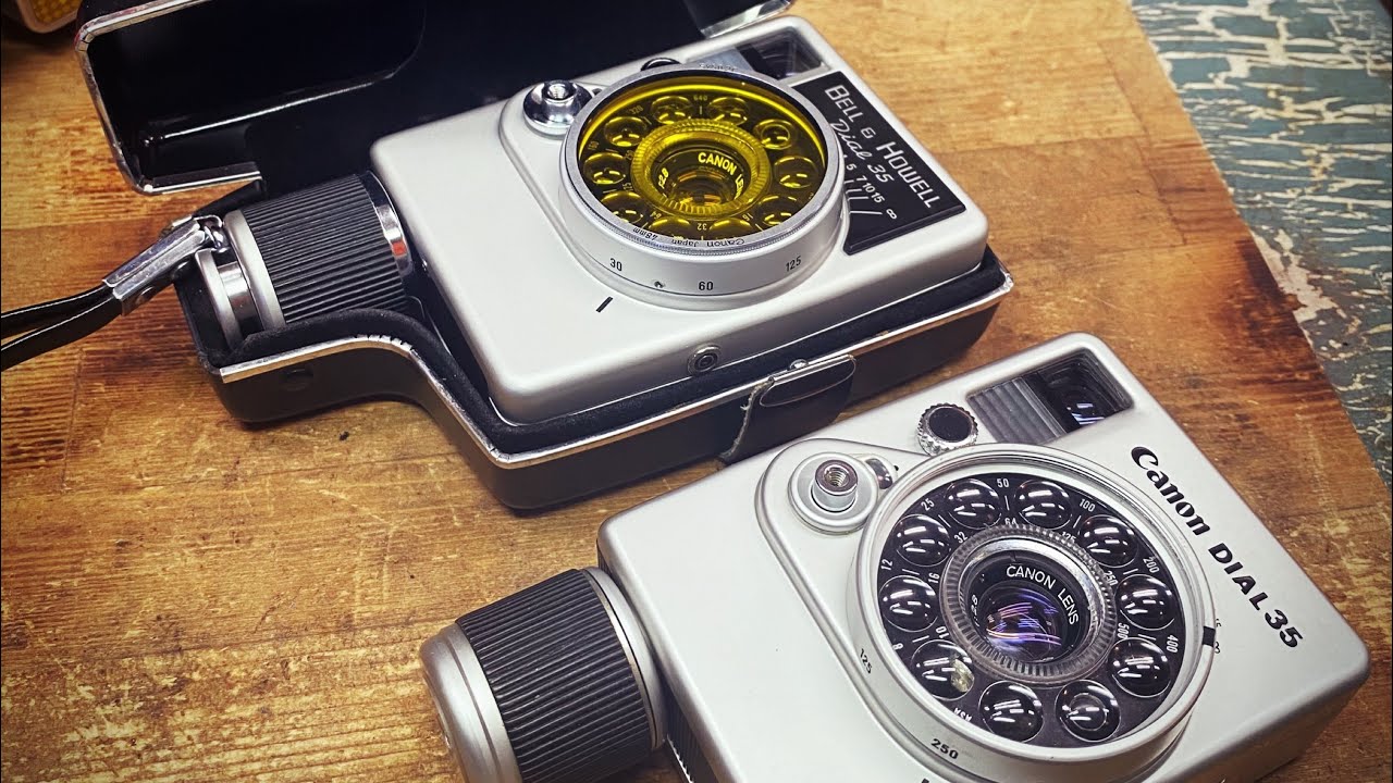 DIYガレージハウス 〜昭和なアナログカメラ〜 キャノン ダイアル35  Canon Dial35 & 35-2 (Bell & Howell Dial35) 〜まだまだ現役〜