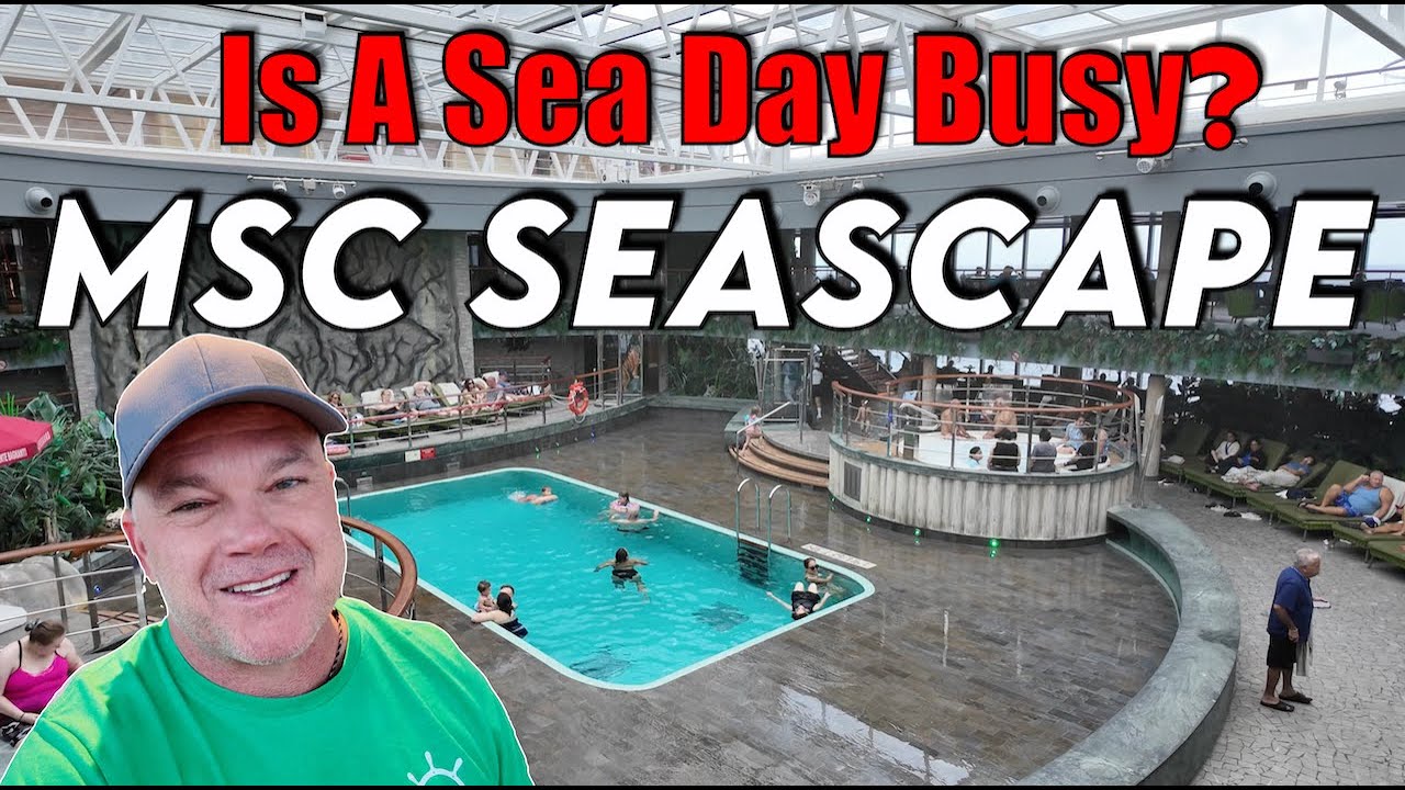Насколько насыщенный морской день на MSC Seascape? День 3 из 7 после выхода из Галвестона. Видео ...