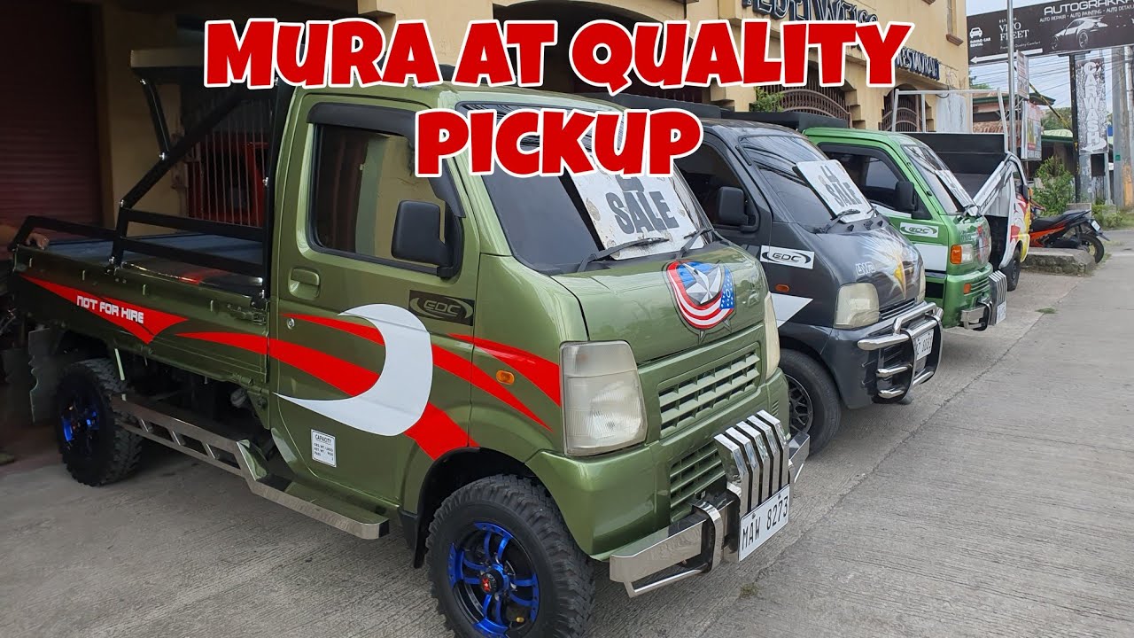 Pinakamura na Loaded and Customized Suzuki Transformer Pickup Da63t,Da62t,Scrum 4x4 manual Aircon Fi