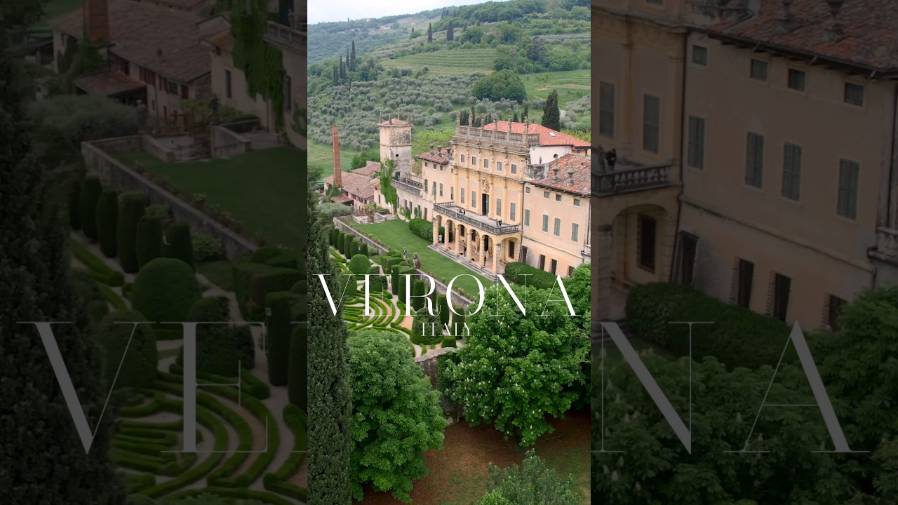 Elegant wedding at Villa Veneto in Verona, Italy.