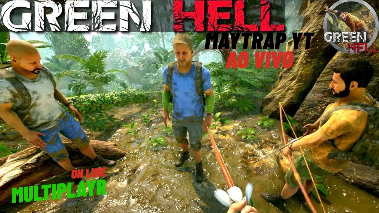 LIVE ON🔴 GREEN HELL ONLINE VEM JOGAR COM NOS