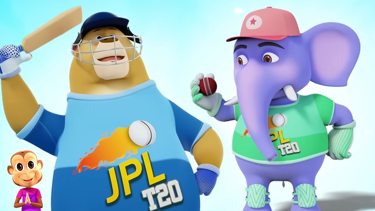 Jungle Premiere League, जंगल प्रीमियर लीग, Hindi Rhymes for Children