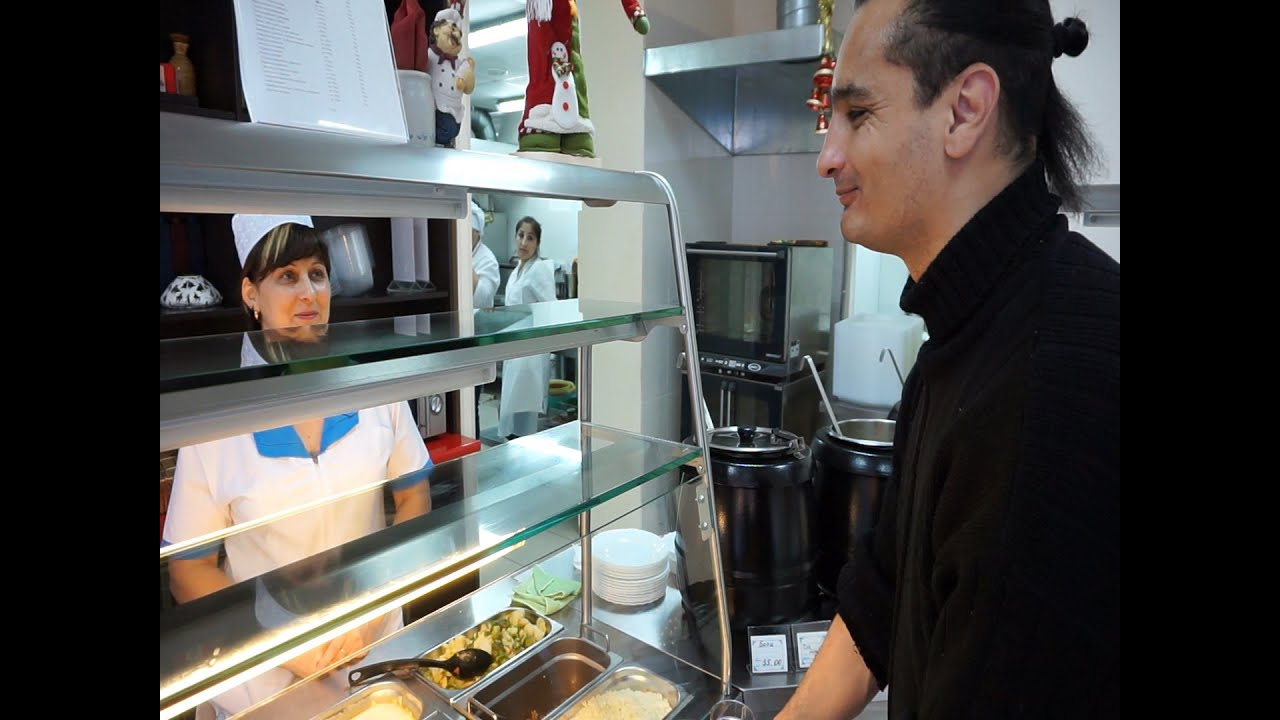 El argentino en Rusia: Vamos a comer!