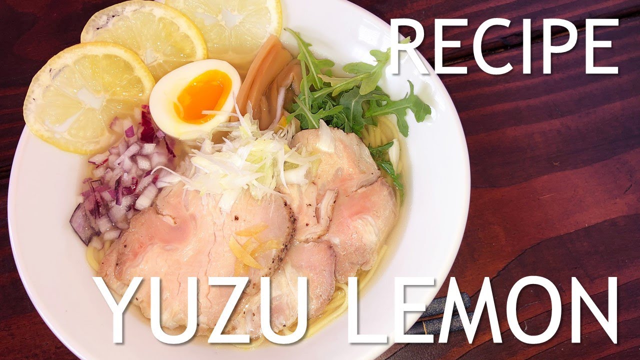 Slow Cooker Yuzu Lemon Ramen Recipe (ASMR)