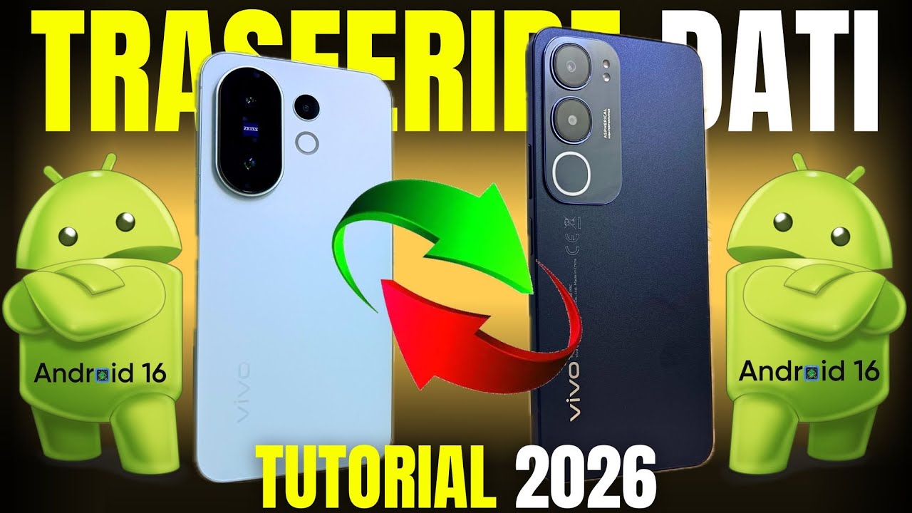 Come TRASFERIRE TUTTI I DATI dal VECCHIO al NUOVO Smartphone ANDROID nel 2026! Semplice e VELOCE