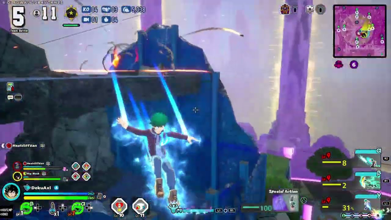 MY HERO ULTRA RUMBLE Season 15 Deku OFA 6KOs Ranked Going to up to ACE Rank