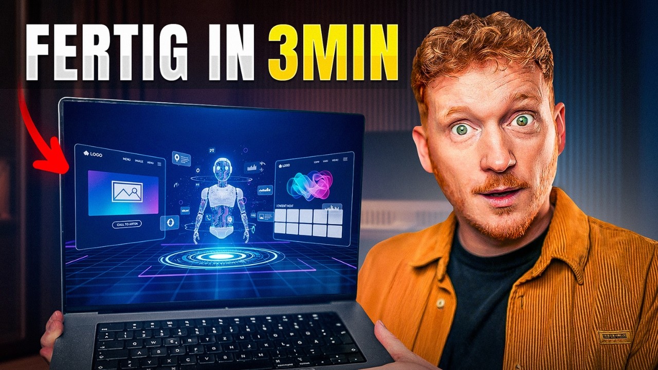 Website mit KI erstellen – Diese KI baut dir eine 5.000€ Website in 3 Minuten