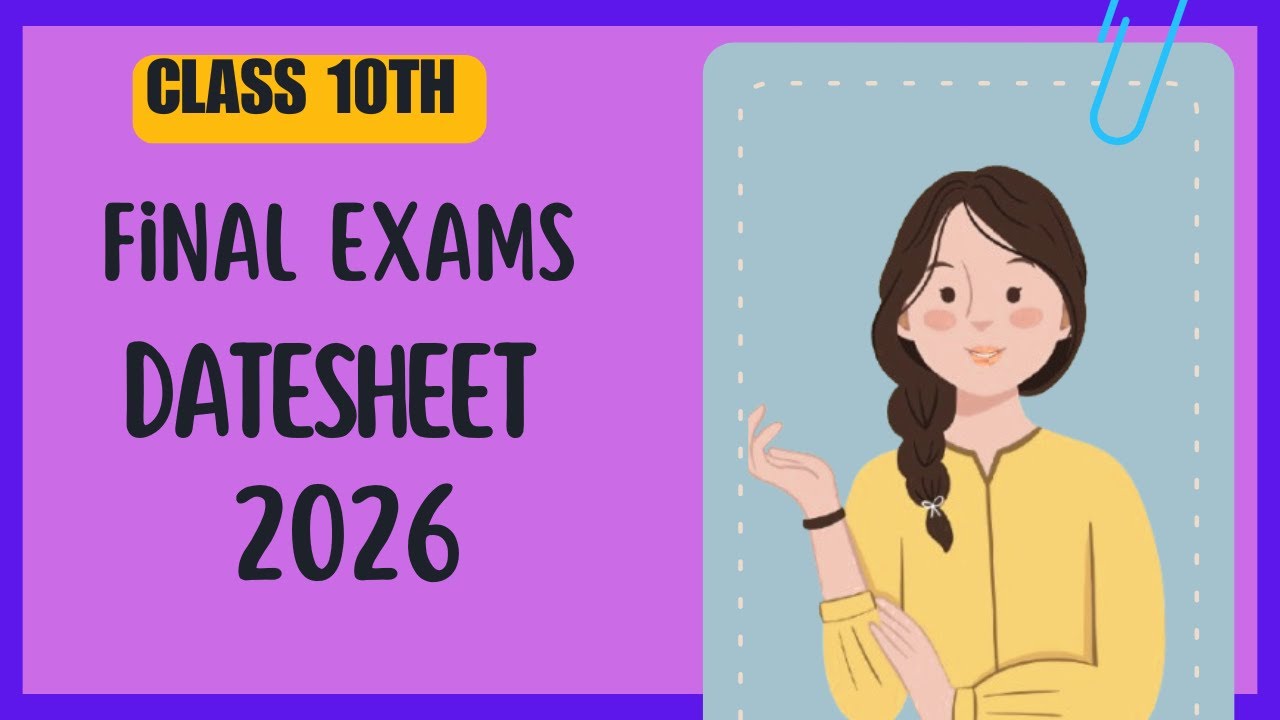 PSEB 10th Class Final Datesheet 2026 | 10th Class Datesheet 2026 | Pseb Datesheet 2026|| #pseb 